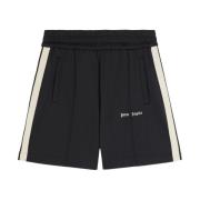 Palm Angels Svarta Shorts med Sidostripdetaljer Black, Herr