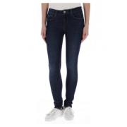 Liu Jo Slim Fit Bottom Up Jeans Blue, Dam