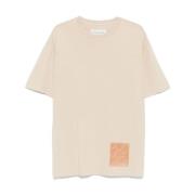 Philippe Model Beige Jersey Logo T-shirts och Polos Beige, Herr