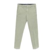 PT Torino Khaki Herringbone Byxor Vertikal Rand Green, Herr