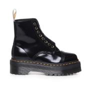 Dr. Martens Veganska Runda Svarta Stövlar Black, Dam