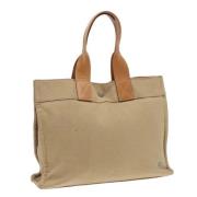 Burberry Vintage Pre-owned Canvas handvskor Beige, Dam