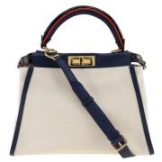 Fendi Vintage Pre-owned Canvas fendi-vskor White, Dam