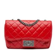 Chanel Vintage Pre-owned Laeder axelremsvskor Red, Dam