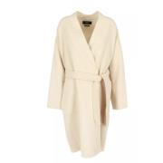 Max Mara Weekend Beige Eris Kappor för Helgutflykter Beige, Dam