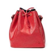 Louis Vuitton Vintage Pre-owned Laeder axelremsvskor Red, Dam