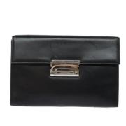 Salvatore Ferragamo Pre-owned Pre-owned Laeder kuvertvskor Black, Dam