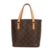 Louis Vuitton Vintage Pre-owned Tyg louis-vuitton-vskor Brown, Dam