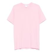 Comme des Garçons Rose Logo Print Tee Pink, Herr