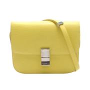 Celine Vintage Pre-owned Laeder celine-vskor Yellow, Dam