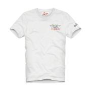 MC2 Saint Barth Kortärmad Special Edition Bright Insults T-shirt White...