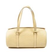 Louis Vuitton Vintage Pre-owned Laeder handvskor Beige, Dam