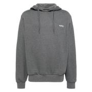 A.p.c. Bomullshoodie Gray, Herr