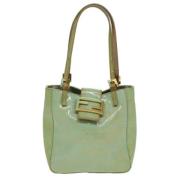 Fendi Vintage Pre-owned Canvas fendi-vskor Green, Dam