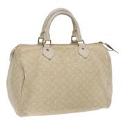 Louis Vuitton Vintage Pre-owned Canvas handvskor White, Dam