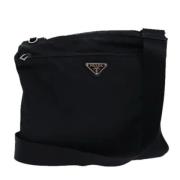 Prada Vintage Pre-owned Nylon prada-vskor Black, Dam