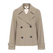 Part Two Klassisk Ljus Beige Melange Jacka Gray, Dam