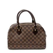 Louis Vuitton Vintage Pre-owned Canvas handvskor Brown, Dam