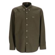 Hugo Boss Slim Fit Bomullsskjorta Green, Herr