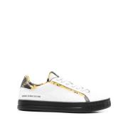 Versace Jeans Couture Vita Sneakers för Män Aw23 White, Herr