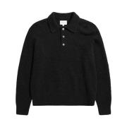 Norse Projects Avslappnad Borstad Polo Rasmus Svart Black, Herr