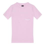 Balenciaga Kortärmad rund hals T-shirt Pink, Dam