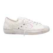 Philippe Model Vintage Teddy Sneakers Elfenben Silver White, Dam