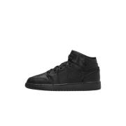 Jordan Triple Black Mid Top Sneakers Black, Herr