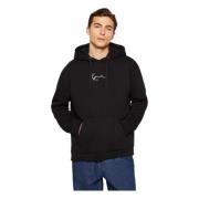 Karl Kani Liten Signatur Hoodie Black, Herr