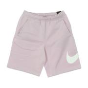 Nike Fleece Shorts med Swoosh Logo Pink, Herr