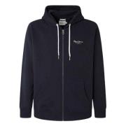 Pepe Jeans Edward Dragkedja Hoodie Blue, Herr