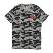 New Era Chicago Bulls Geometrisk Tee Multicolor, Herr