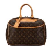 Louis Vuitton Vintage Pre-owned Canvas handvskor Brown, Dam