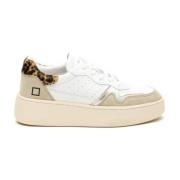 D.a.t.e. Step Calf Sneakers White, Dam