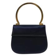 Salvatore Ferragamo Pre-owned Pre-owned Silke handvskor Blue, Dam