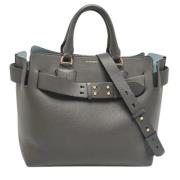 Burberry Vintage Pre-owned Laeder totevskor Gray, Dam