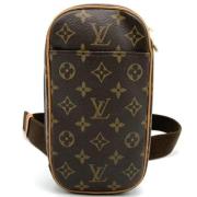 Louis Vuitton Vintage Pre-owned Tyg louis-vuitton-vskor Brown, Dam