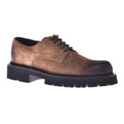 Baldinini Lace-ups in beige suede Brown, Herr