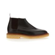 Thom Browne Läder Chelsea Boot Tillverkad i Storbritannien Brown, Herr