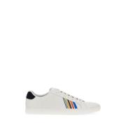 PS By Paul Smith Läder Stripe Sneaker White, Herr