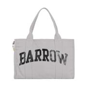 Barrow Strandväska i canvas med förstörd effekt White, Unisex