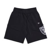 New Era Raiders Tracksuit Shorts Svart Bomull Black, Herr