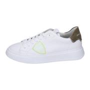 Philippe Model Läder Herr Sneakers Snygga Skor White, Herr