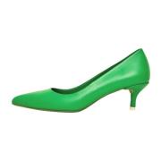 Cesare Gaspari Elegant Lyxiga Pumps - Grön Green, Dam