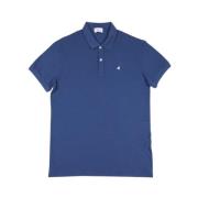 Brooksfield Denim Polo Skjorta Blue, Herr