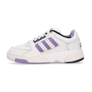 Adidas Låg Topp Tennis Sneaker Vit/Lila White, Dam