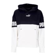 PUMA Colorbloc Hoodie Långärmad Sweatshirt Black, Dam