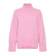 InWear Kashmir Rose Rullkrage Pullover Tröja Pink, Dam