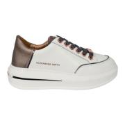 Alexander Smith Lancaster Woman Sneakers Vit Mörk Silver White, Dam