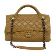 Chanel Vintage Pre-owned Laeder chanel-vskor Yellow, Dam